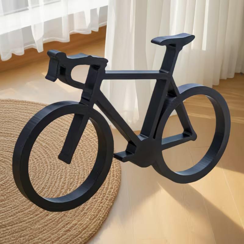 Desk Setup Minimalist - Fahrrad-Skulptur 3D-Gedruckt Minimalistische Fahrrad-Kunst Moderne Radsport-Dekoration