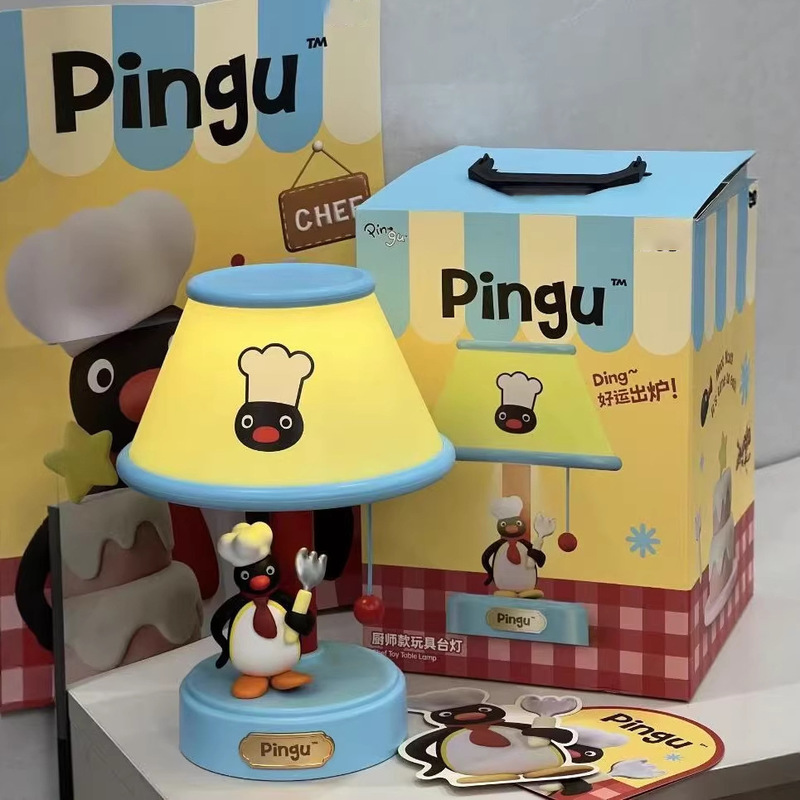Desk Setup Lamp - Neue Pingu Chef-Stil Nachtlampe Niedliche Cartoon-Pinguin